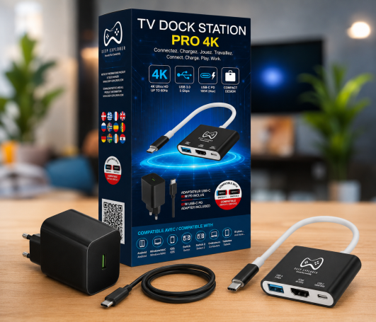 4K TV DOCK USB-C