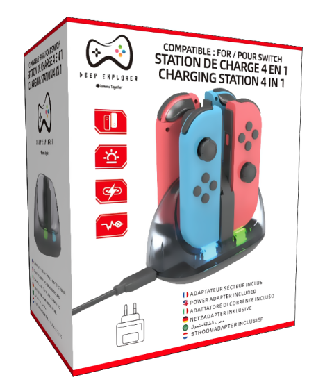 SW CHARGING STATION 4 IN 1 WITH AC POWER